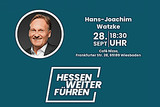 Diskussionsveranstaltung mit Hans-Joachim Watzke im Café Nizza in Wiesbaden.