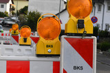 Vollsperrung der Straße Kastanienweg in Wiesbaden-Naurod wegen Bauarbeiten.