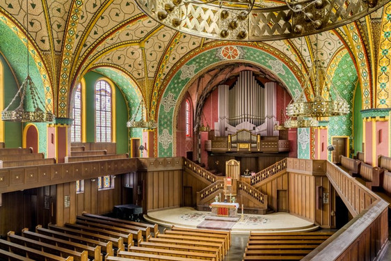 Blick in die Lutherkirche