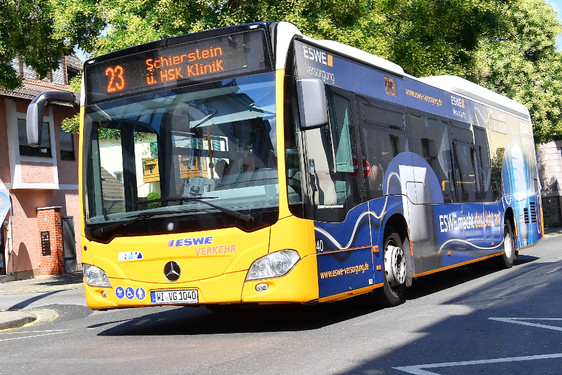 Buslinie 23 und Nightliner werden wegen Bauarbeiten in Wiesbaden-Igstadt umgeleitet.
