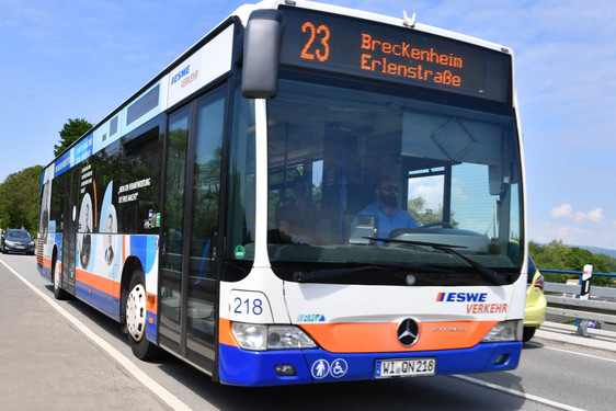 Umleitung und Fahrzeitenänderung der Buslinien 23, 24 und 37 in Bierstadt