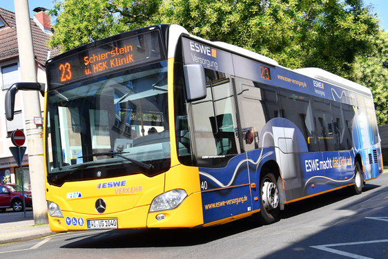 Busumleitungen am Sonntag in Wiesbaden-Bierstadt