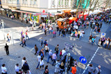 In Wiesbaden stiegen die Besucherzahlen in der Innenstadt im Jahr 2023 im Vergleich zu 2021.