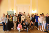 Im Rathaus wurden Jugendliche aus Israel begrüßt, die sich zu einer Jugendbegegnung in Wiesbaden aufhalten.