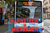 Die Busse in Wiesbaden werden am Mittwoch, 13. März, Donnerstag, 14. März, und Freitag, 15. März, nicht fahren, Grund ist ein Warnstreik von verdi. Es wird so zu Einschränkungen und Ausfällen an drei Tagen in Wiesbaden und Mainz kommen.