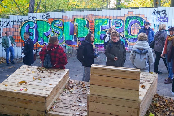 Rundgang der hessischen Quartiersmanager:innen über den Gräselberg, Wiesbaden