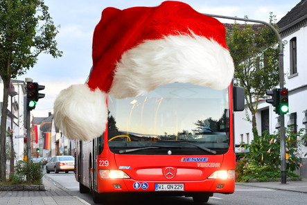 Über Weihnachten und zum Jahreswechsel verkehren die Busse in Wiesbaden mit einem reduzierten Angebot.