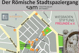 Der "Römische Stadtspaziergang" durch Wiesbaden.