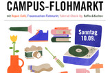 Campus-Flohmarkt am 10. September bei Scholz & Volkmer  in Wiesbaden.
