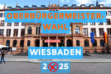 Die Gesellschaft Bürger und Polizei e.V. lädt alle Interessierten  zu einer Diskussionsrunde mit den  Kandidaten der Wiesbadener Oberbürgermeisterwahl 2025 ein.