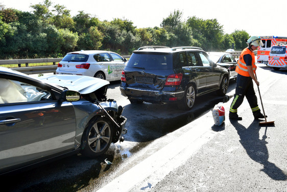 Verkehrsunfall auf der A66 zwischen Erbenheim und Mainzer Straße