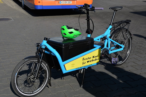 Lastenräder sorgen dafür, dass es auf den Straßen Wiesbadens klimafreundlicher, leiser und platzsparender zugeht.