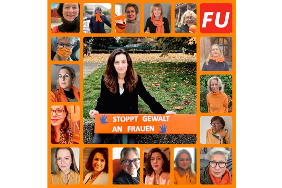 Frauen Union Wiesbaden bekennt Farbe gegen Gewalt
