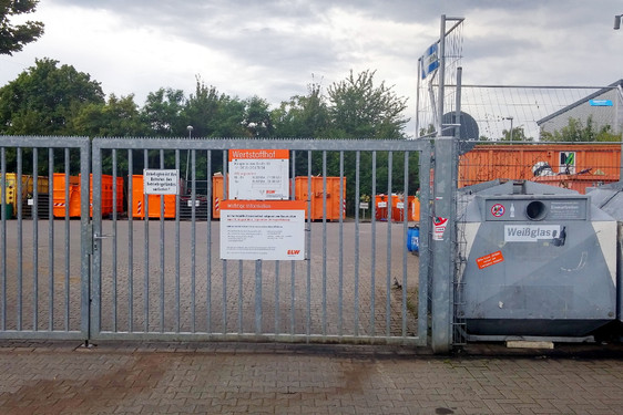 Keine Elektroschrott-Annahme im Wertstoffhof Bierstadt, wegen Umbauarbeiten Ende September und Anfang Oktober 2018.