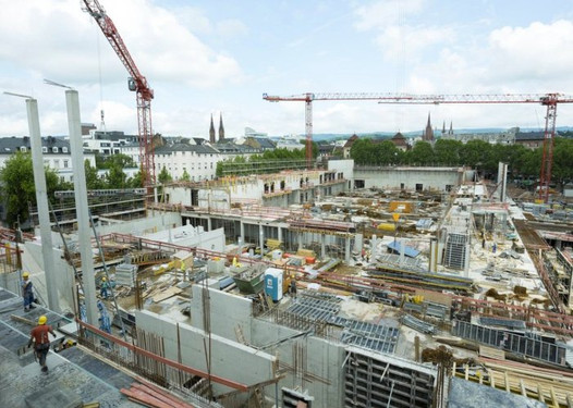 Baustelle des neuen Rhein-Main-Congress-Centers
