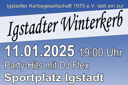 Im Wiesbadener Stadtteil Igstadt wird am Samstag, 11. Januar 2025, wieder die Winterkerb gefeiert.