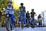 Die Wiesbadener Innenstadt wird am Donnerstag, 12. September, Schauplatz eines Fahrradkorsos von 1.000 Schulkindern.