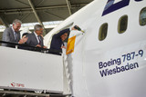 Bereits das fünfte Flugzeug der Deutschen Lufthansa AG wurde auf den Namen der hessischen Landeshauptstadt Wiesbaden getauft.