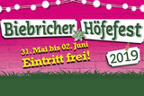 Plakat zum Biebricher Höfefest