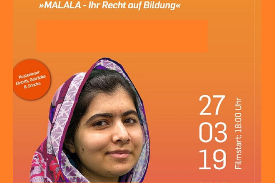 Der Film „MALALA - Ihr Recht auf Bildung“ wird am 27. März gezeigt.