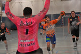 Handball-Derby in der Sporthalle am Platz der Deutschen Einheit