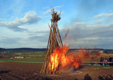 Osterfeuer auf dem Scholzenhof