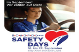 ROADPOL-Aktionswoche "Safety Days" 2024 in Wiesbaden. Polizei kontrolliert den Verkehr.