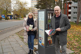 Neuer Bücherschrank im Wiesbadener  Schelmengraben: GWH fördert Bildung und Austausch im Quartier