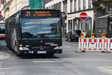 Umleitung der Buslinien 14 und 17 im Bereich von Wiesbaden-Dotzheim.