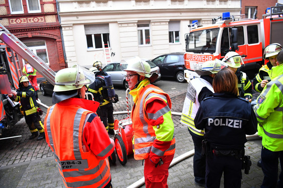 Wiesbadenaktuell Feuerwehreinsatz Kellerbrand Emanuel Geibel Straße