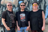 Die Classic-Rock-Band Mallet spielt im Kulturforum Wiesbaden. Das Trio macht das Auftakt-Konzert der Event-Reihe "Ton ab“ 2023.