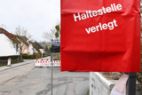 ^Haltestellenverlegung "Zieglerstraße” in Wiesbaden-Bierstadt wegen Bauarbeiten.
