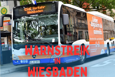 Drei Tage Bus-Chaos in Wiesbaden – Stillstand im Nahverkehr am Dienstag, Mittwoch und Donnerstag. Pendler, Schüler und Reisende müssen sich auf massive Einschränkungen einstellen und nach Alternativen Ausschau halten.