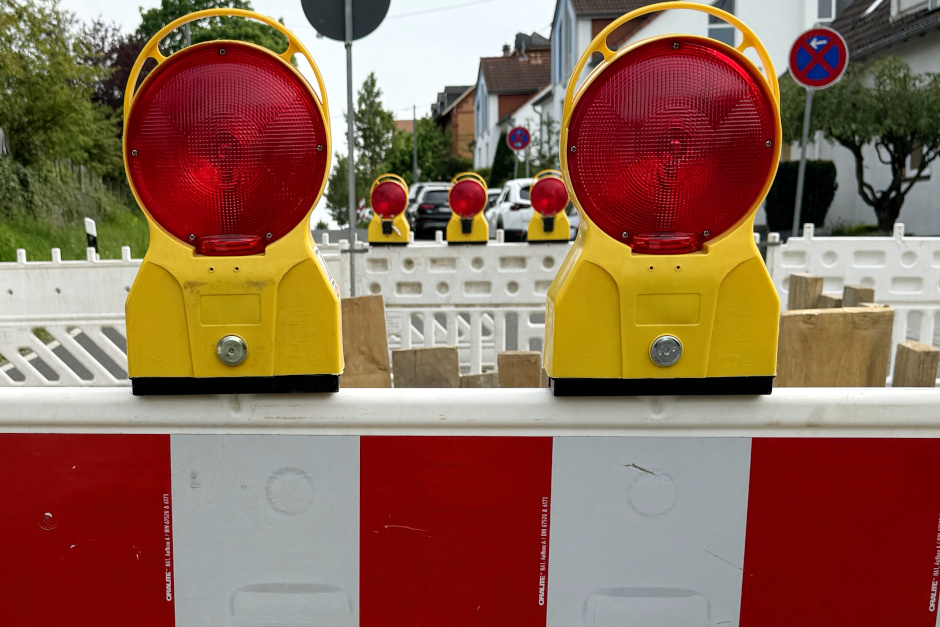 Vollsperrung der Malmedyer Straße 2 und 20 in Wiesbaden- Biebrich für Bauarbeiten.