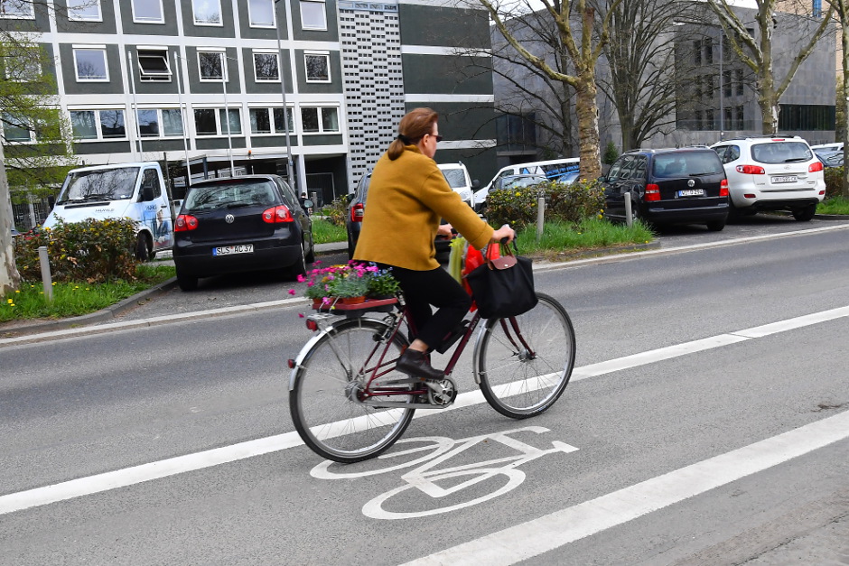 In Wiesbaden können Fahrradfahrer Kilometer für den Vogelschutz sammeln.