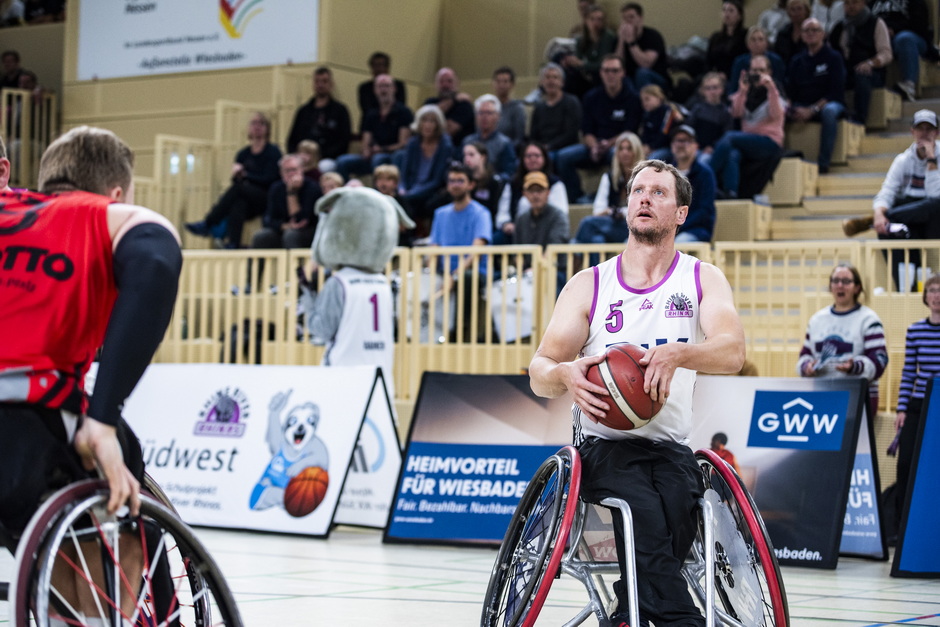 Rhine River Rhinos siegten in Bayreuth und spielen in den Playoffs um die Deutsche Meisterschaft im Rollstuhlbasketball