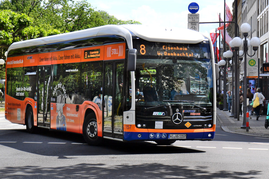 Die Fahrgastzahlen bei der Wiesbadener ESWE Verkehrsgesellschaft mbH sind im zurückliegenden Geschäftsjahr erneut gestiegen.