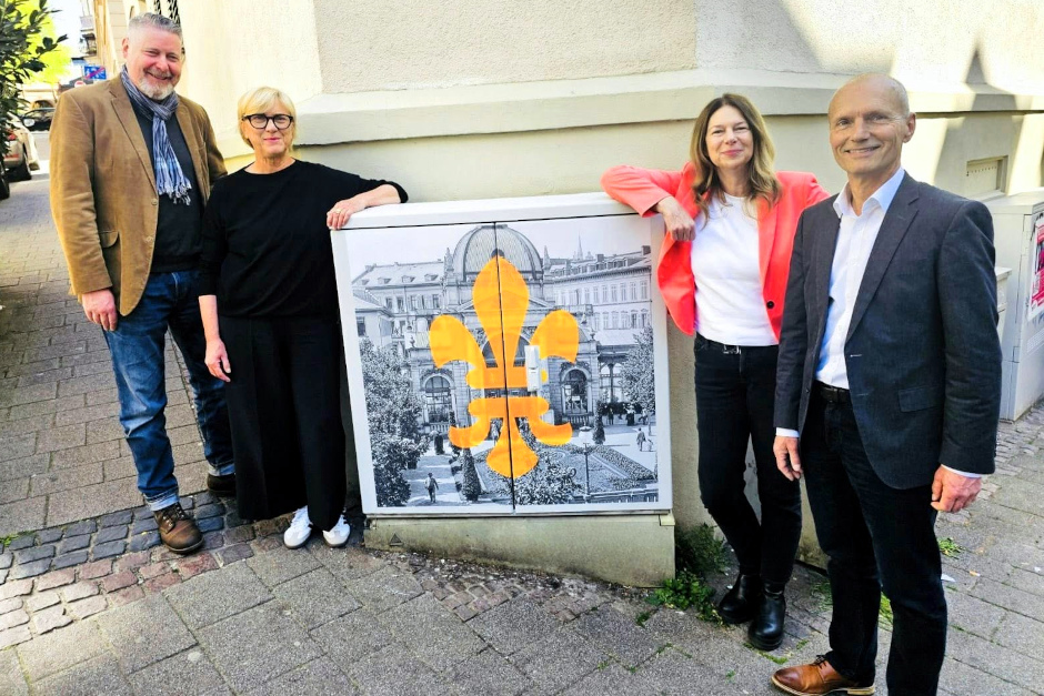 Gestaltete Stromkästen sollen Wiesbadener Innenstadt verschönern