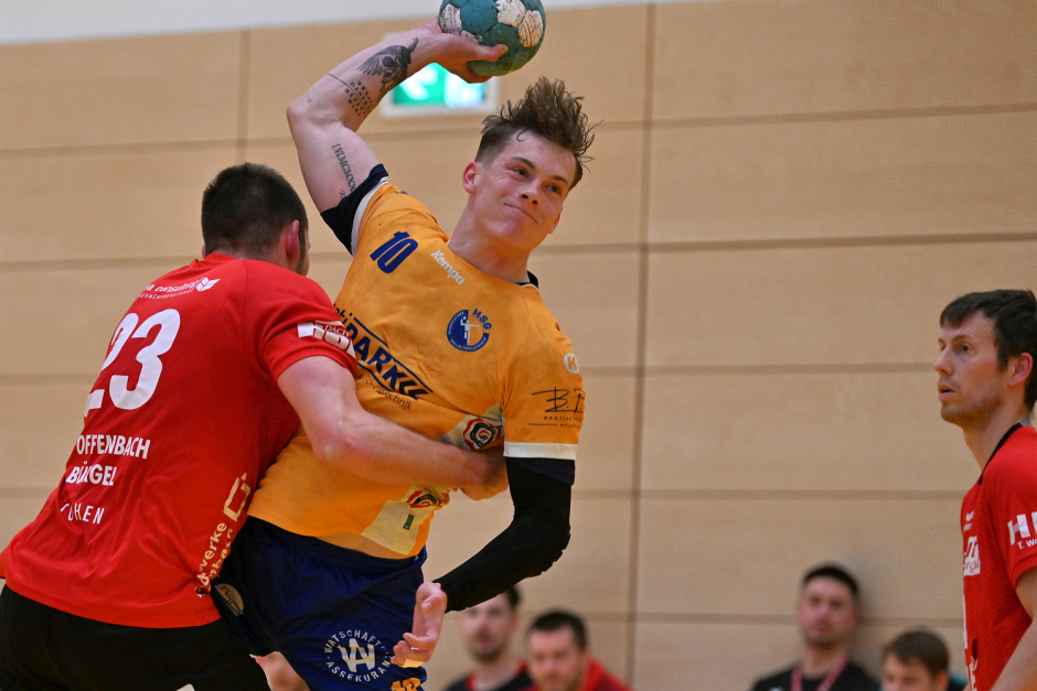 Handball_HSG-Breckenheim_Wallau_Massenheim_vs_TSG-Offenbach-Buergel am Sonntag, 6 April 2025