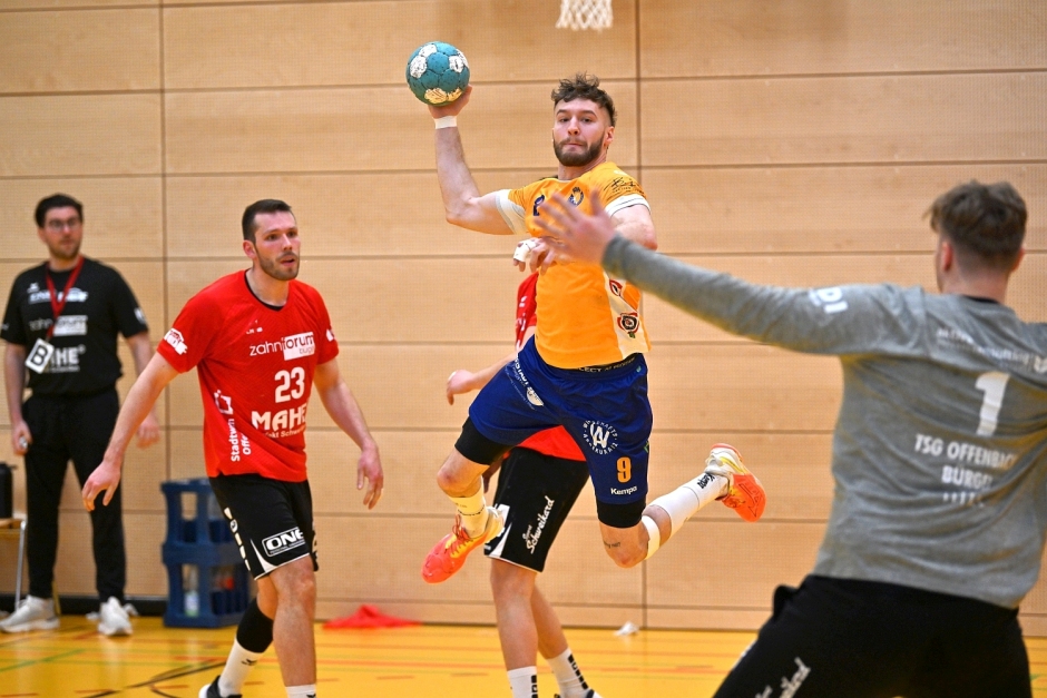 Handball_HSG-Breckenheim_Wallau_Massenheim_vs_TSG-Offenbach-Buergel am Sonntag, 6 April 2025