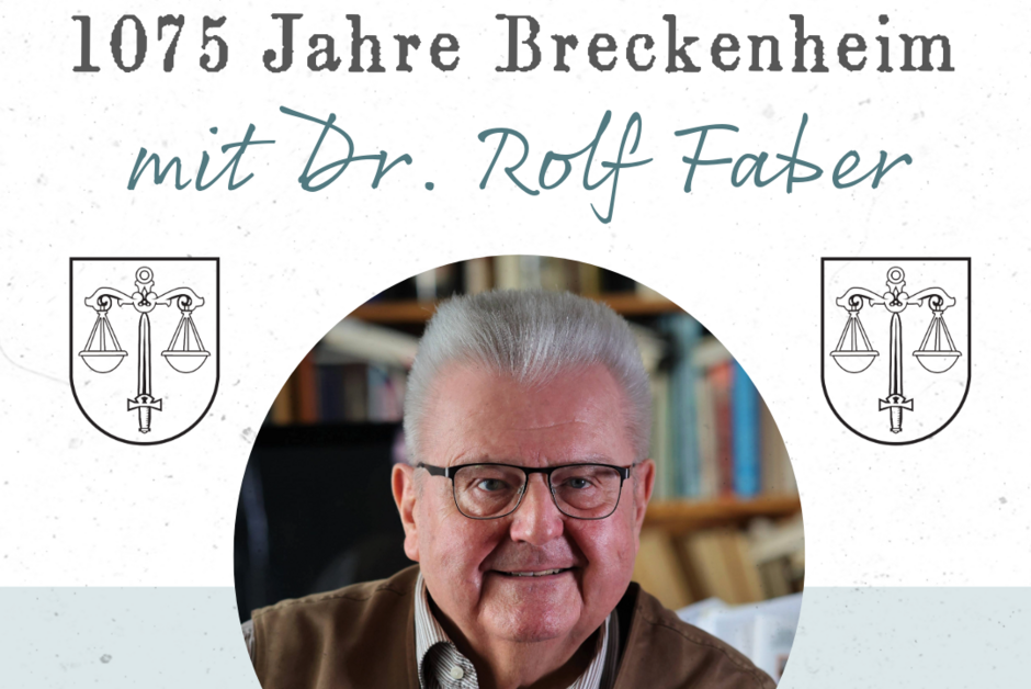 In Wiesbaden laden die CDU Breckenheim und der Förderkreis Historisches Breckenheim e.V. ein zum Vortrag von Dr. Rolf Faber zum 1075-jährigen Jubiläum des Stadtteils.