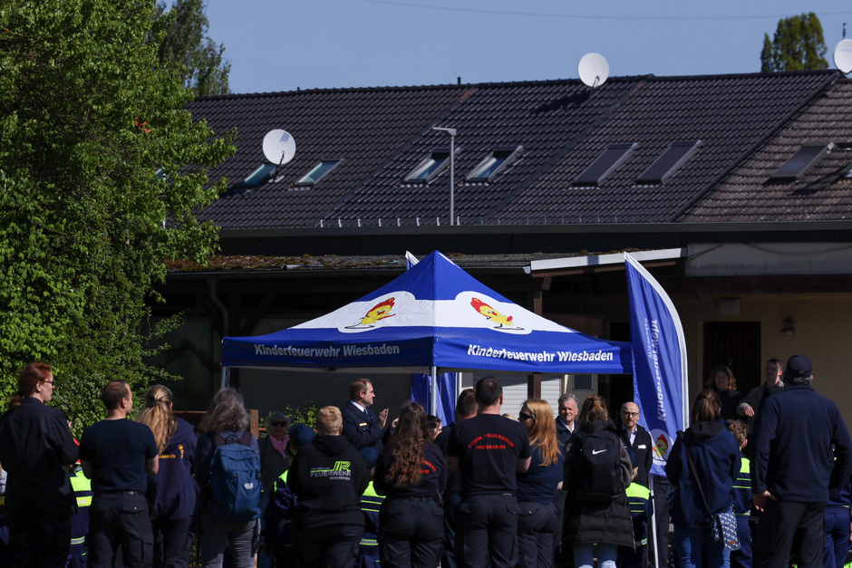 In Wiesbaden-Igstadt kamen 177 Kinder aus den Kinderfeuerwehren der Landeshauptstadt Wiesbaden zum 9. Kinderfeuerwehrtag zusammen.