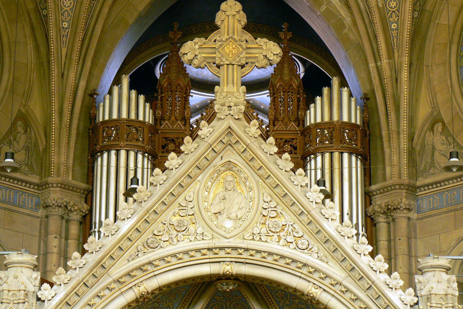 Orgel-Konzert in der Ringkirche Wiesbaden.