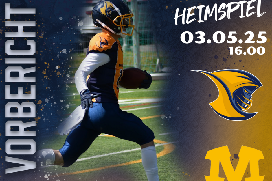 Im Camp Lindsey treffen am 3. Mai die U20 der Wiesbaden Phantoms auf die Munich Cowboys.