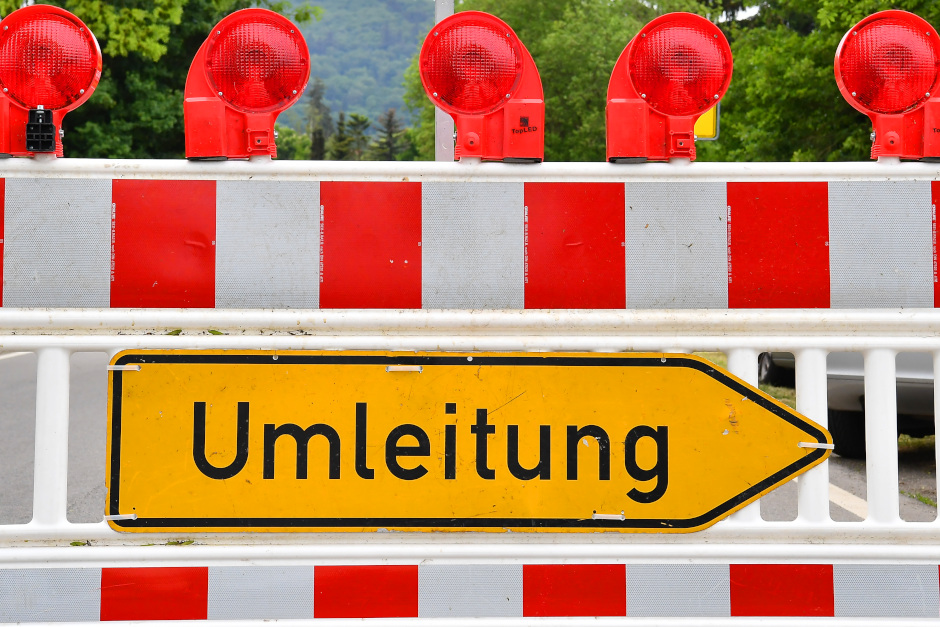 Freudenberger Kerb: Sperrung Veilchenweg in Wiesbaden-Dotzheim