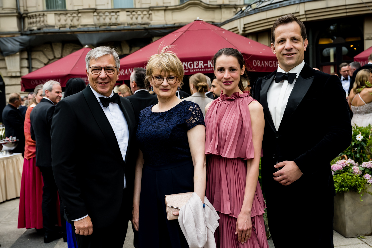 Vorempfangs mit Ministerpräsident Boris Rhein beim Ball des Weines 2025 im Hotel Nassauer Hof in Wiesbaden.