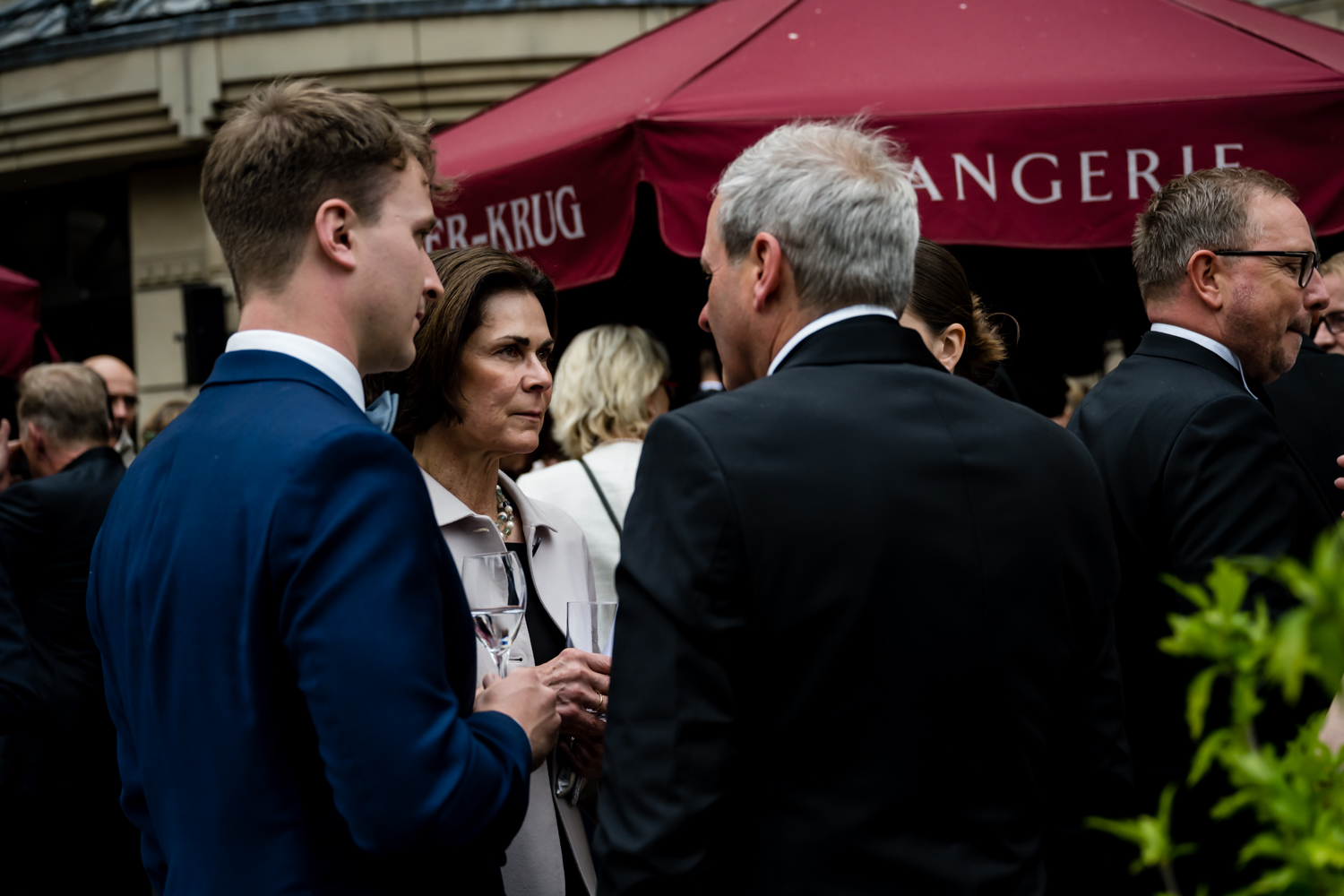 Vorempfangs mit Ministerpräsident Boris Rhein beim Ball des Weines 2025 im Hotel Nassauer Hof in Wiesbaden.