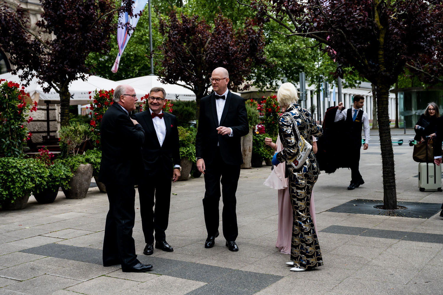 Vorempfangs mit Ministerpräsident Boris Rhein beim Ball des Weines 2025 im Hotel Nassauer Hof in Wiesbaden.