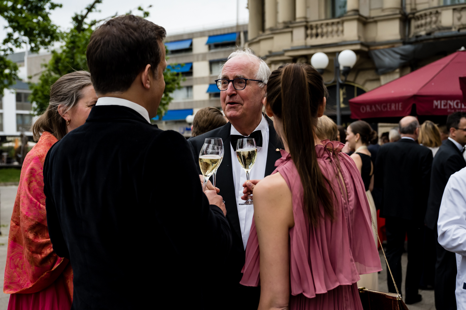 Vorempfangs mit Ministerpräsident Boris Rhein beim Ball des Weines 2025 im Hotel Nassauer Hof in Wiesbaden.