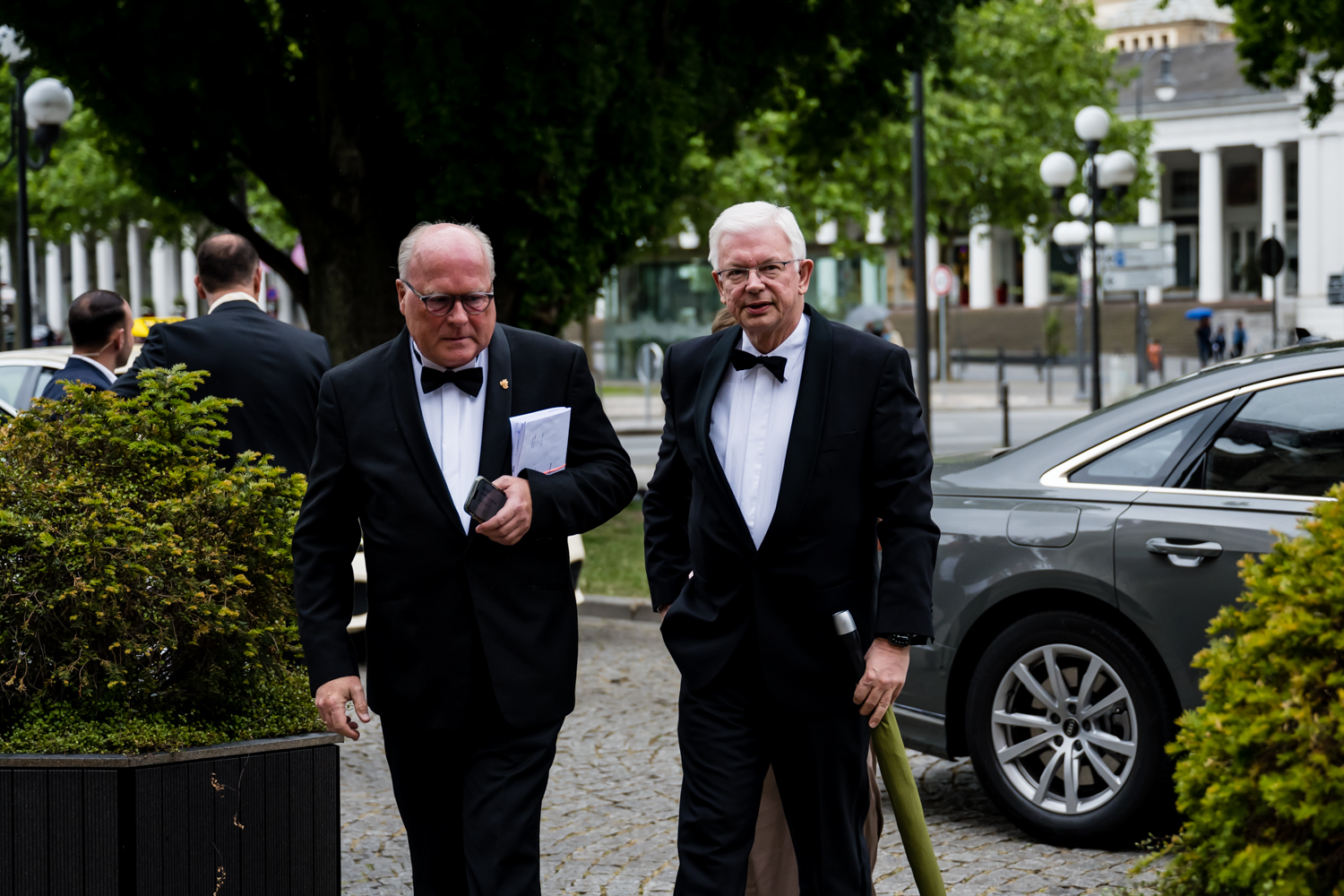 Vorempfangs mit Ministerpräsident Boris Rhein beim Ball des Weines 2025 im Hotel Nassauer Hof in Wiesbaden.